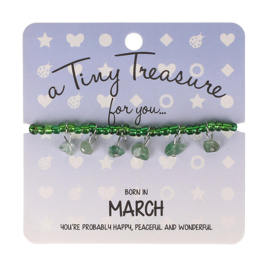 Tiny Treasures Bracelet - March