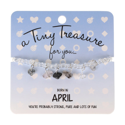Tiny Treasures Bracelet - April