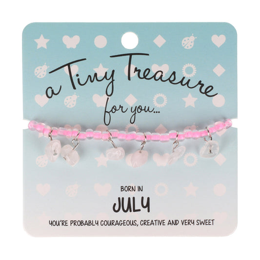 Tiny Treasures Bracelet - July