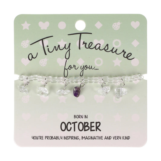 Tiny Treasures Bracelet - October
