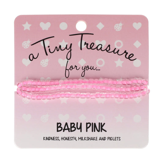Tiny Treasures Bracelet - Baby Pink