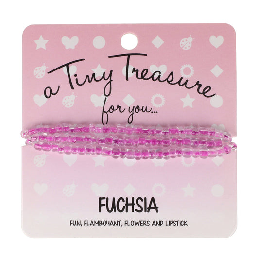 Tiny Treasures Bracelet - Fushia