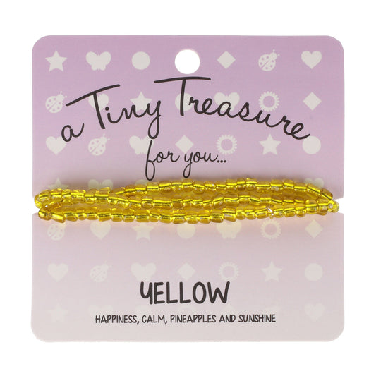 Tiny Treasures Bracelet - Yellow