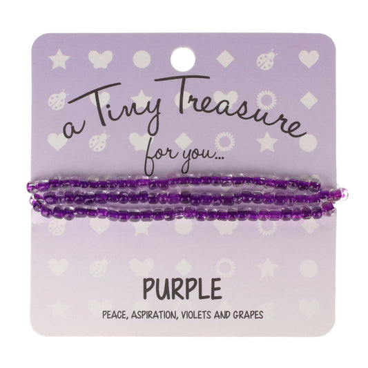 Tiny Treasures Bracelet - Purple