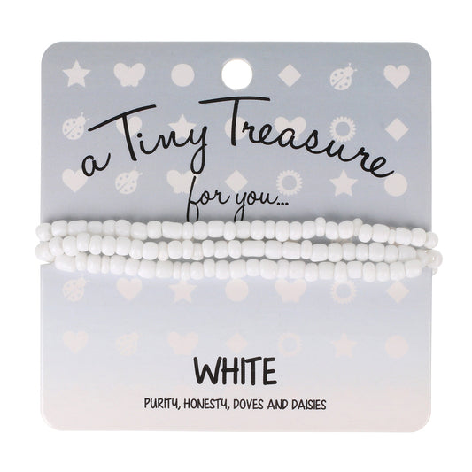 TT045 - Tiny Treasures Bracelet - White