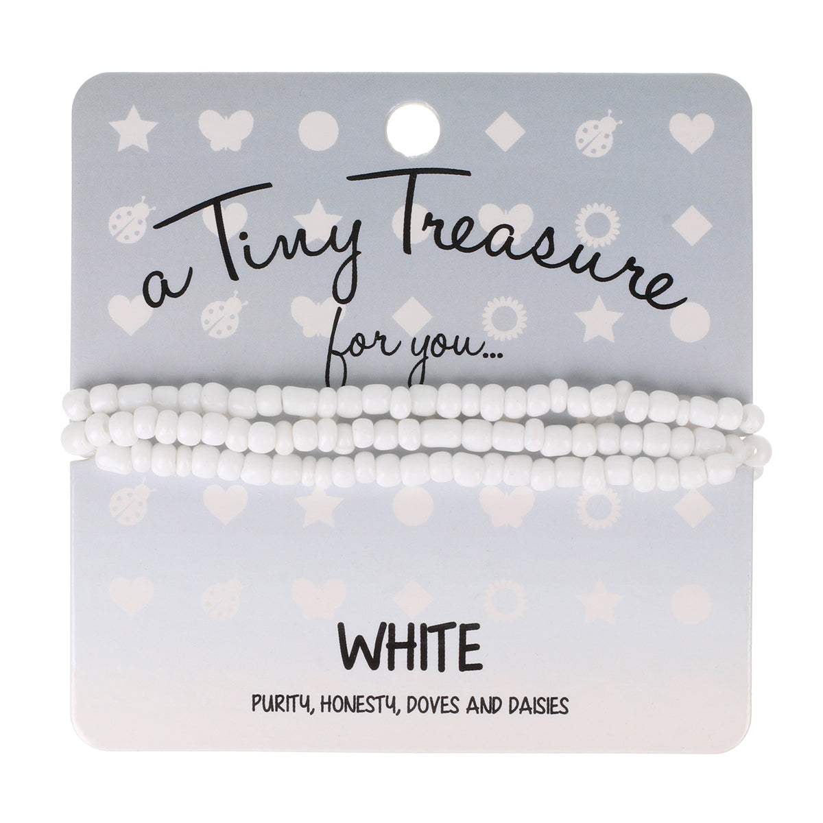 TT045 - Tiny Treasures Bracelet - White