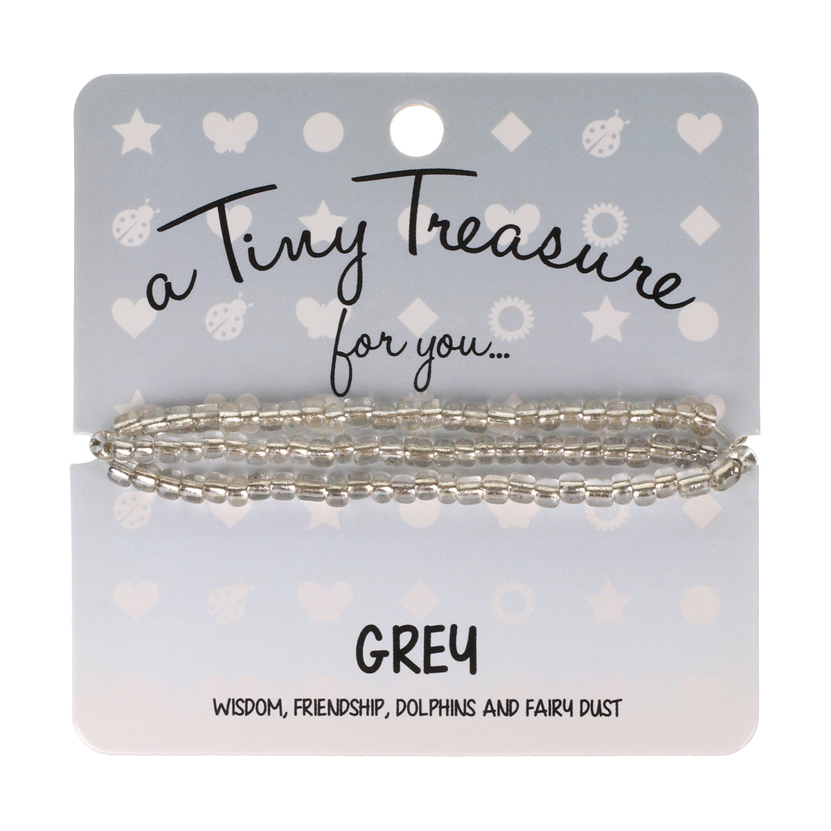 TT047 - Tiny Treasures Bracelet - Grey
