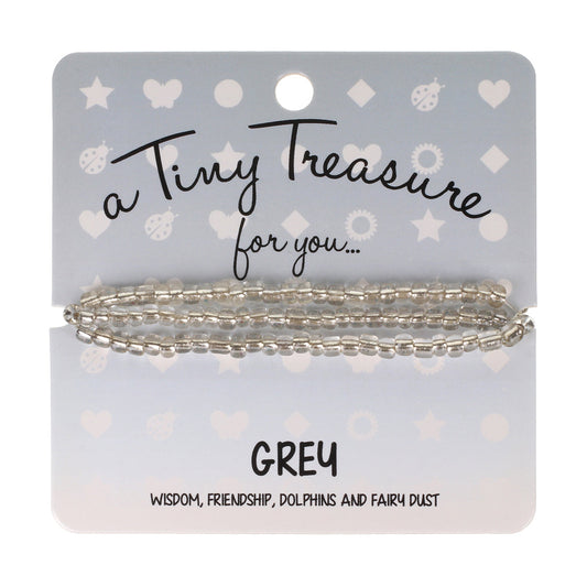 TT047 - Tiny Treasures Bracelet - Grey