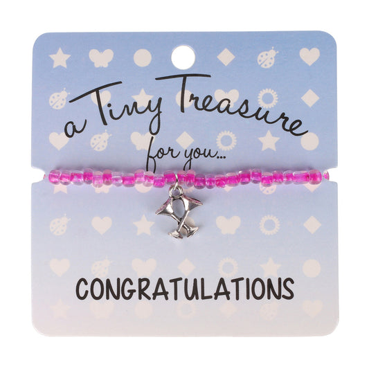 Tiny Treasures Bracelet - Congratulations