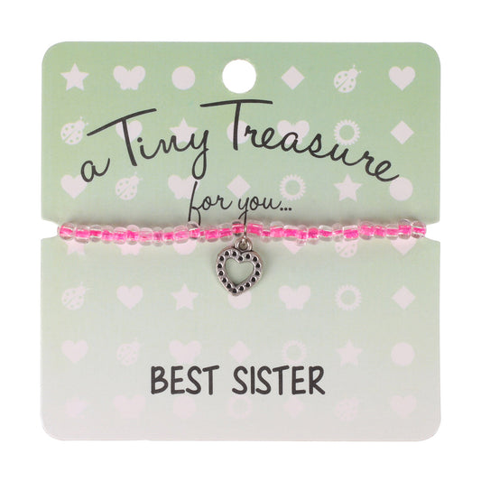 Tiny Treasures Bracelet - Best Sister