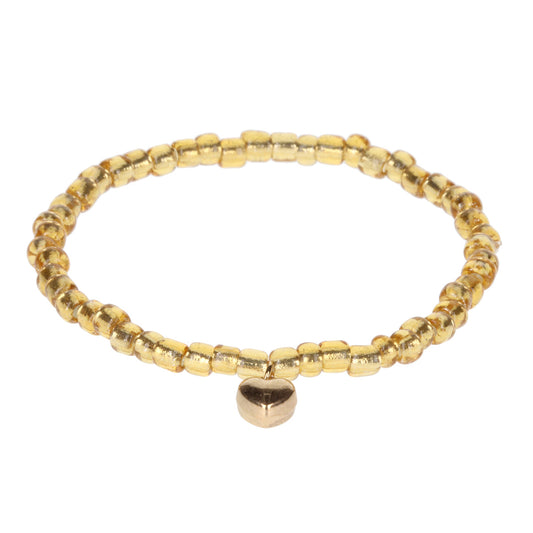 TT072 - Tiny Treasures Bracelet - Heart of Gold