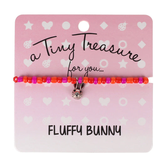 TT083 - Tiny Treasures Bracelet - Fluffy Bunny