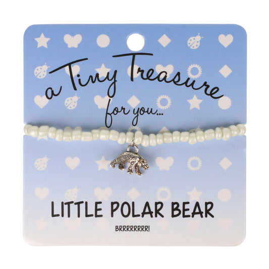 TT097 - Tiny Treasures Bracelet - Little Polar Bear