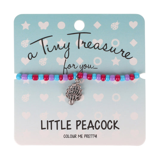 TT104 - Tiny Treasures Bracelet - Little Peacock