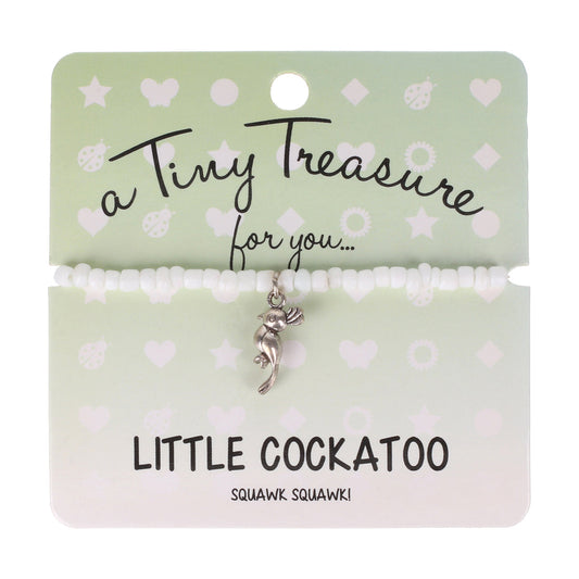TT105 - Tiny Treasures Bracelet - Little Cockatoo