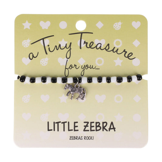 Tiny Treasures Bracelet - Little Zebra