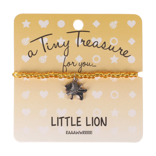 TT120 - Tiny Treasures Bracelet - Little Lion