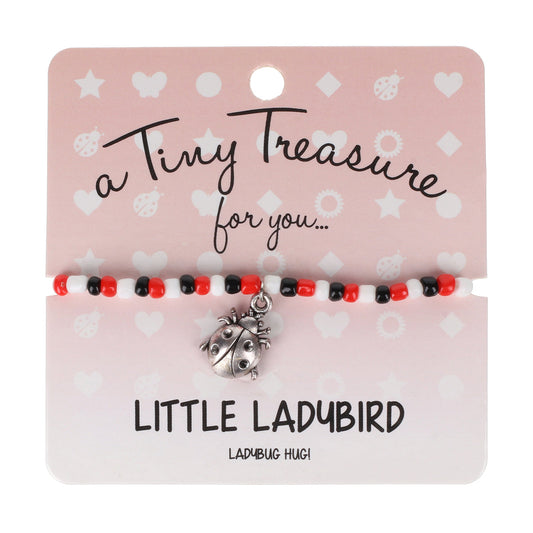 TT126 - Tiny Treasures Bracelet - Little Ladybird