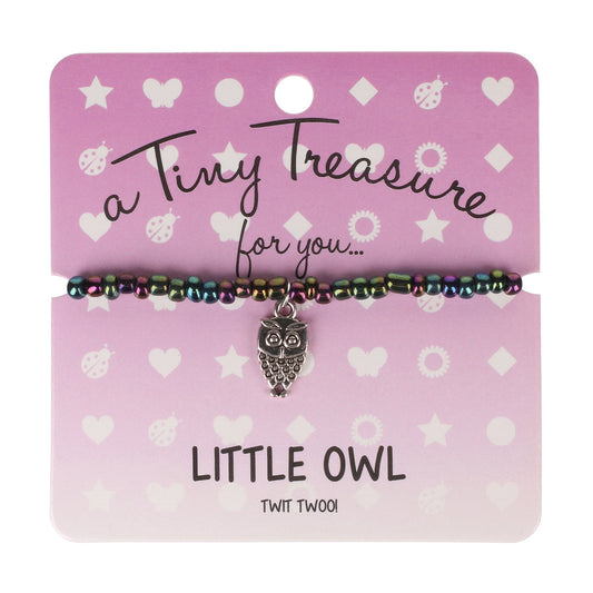 TT135 - Tiny Treasures Bracelet - Little Owl