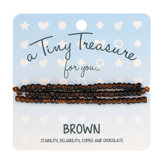 Tiny Treasures Bracelet - Brown