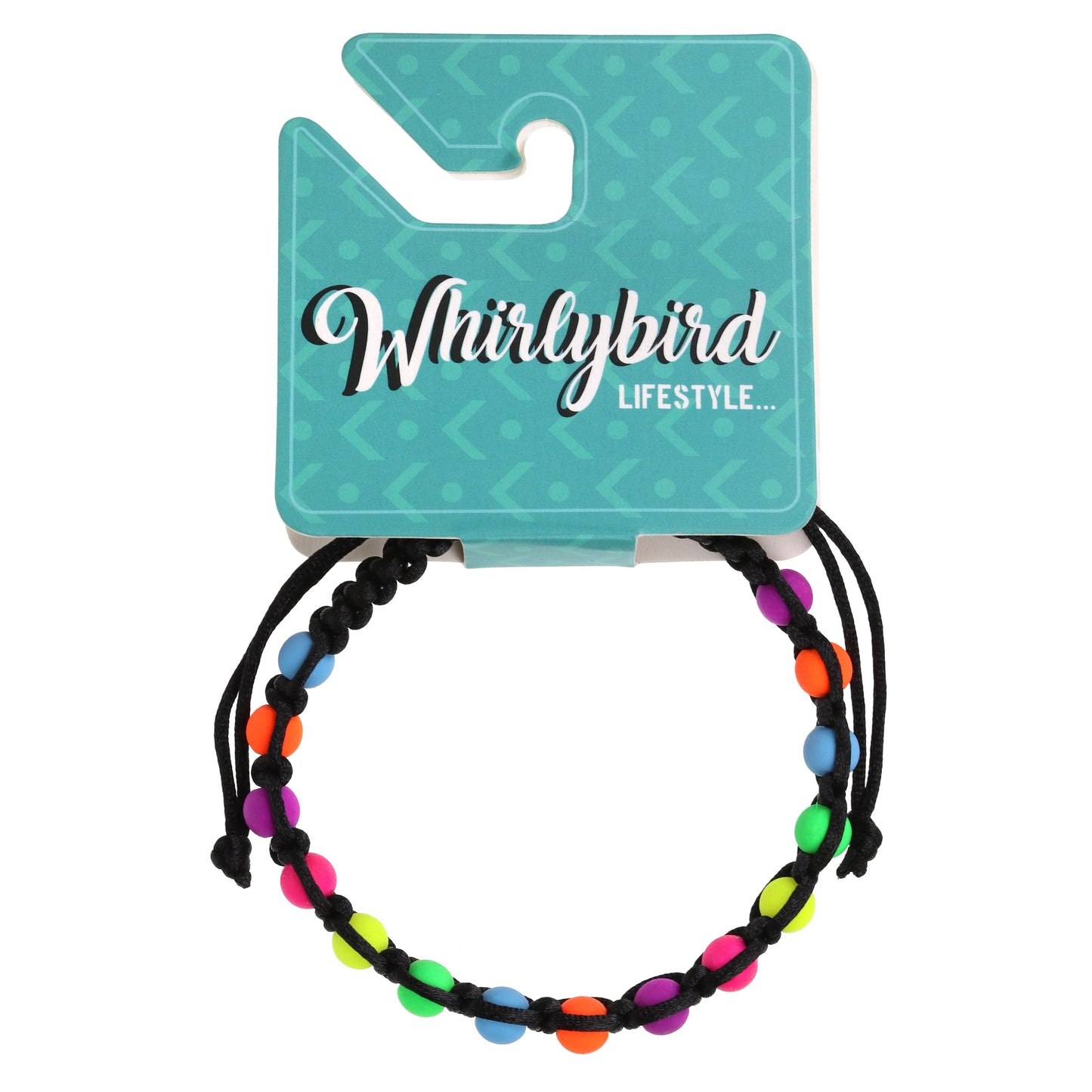 WBL2 - Whirlybird Multicoloured Neon Beaded Lifestyle Bracelet