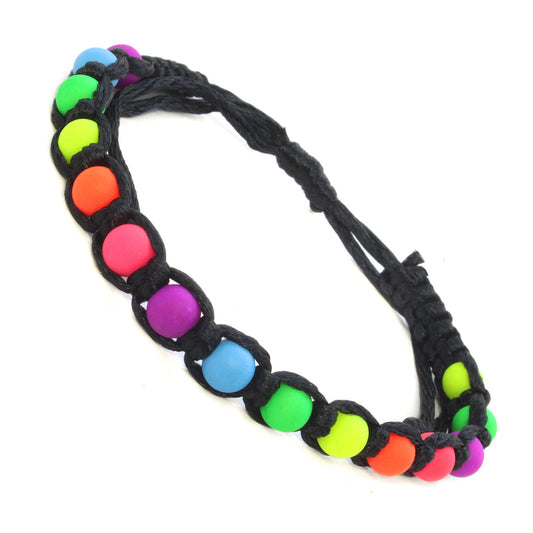 WBL2 - Whirlybird Multicoloured Neon Beaded Lifestyle Bracelet