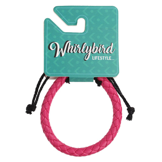 Whirlybird Barbie Pink Cylinder Weaved Lifestyle Bracelet