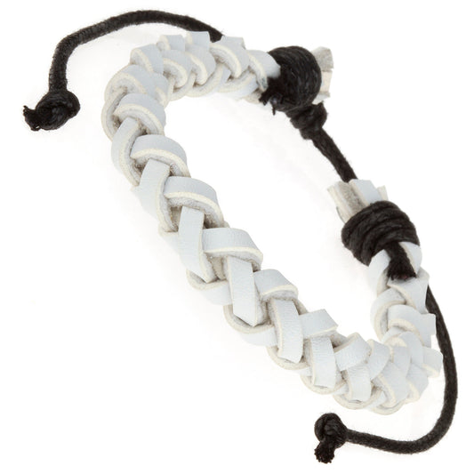 WBL64 - Whirlybird White Braided Lifestyle Bracelet