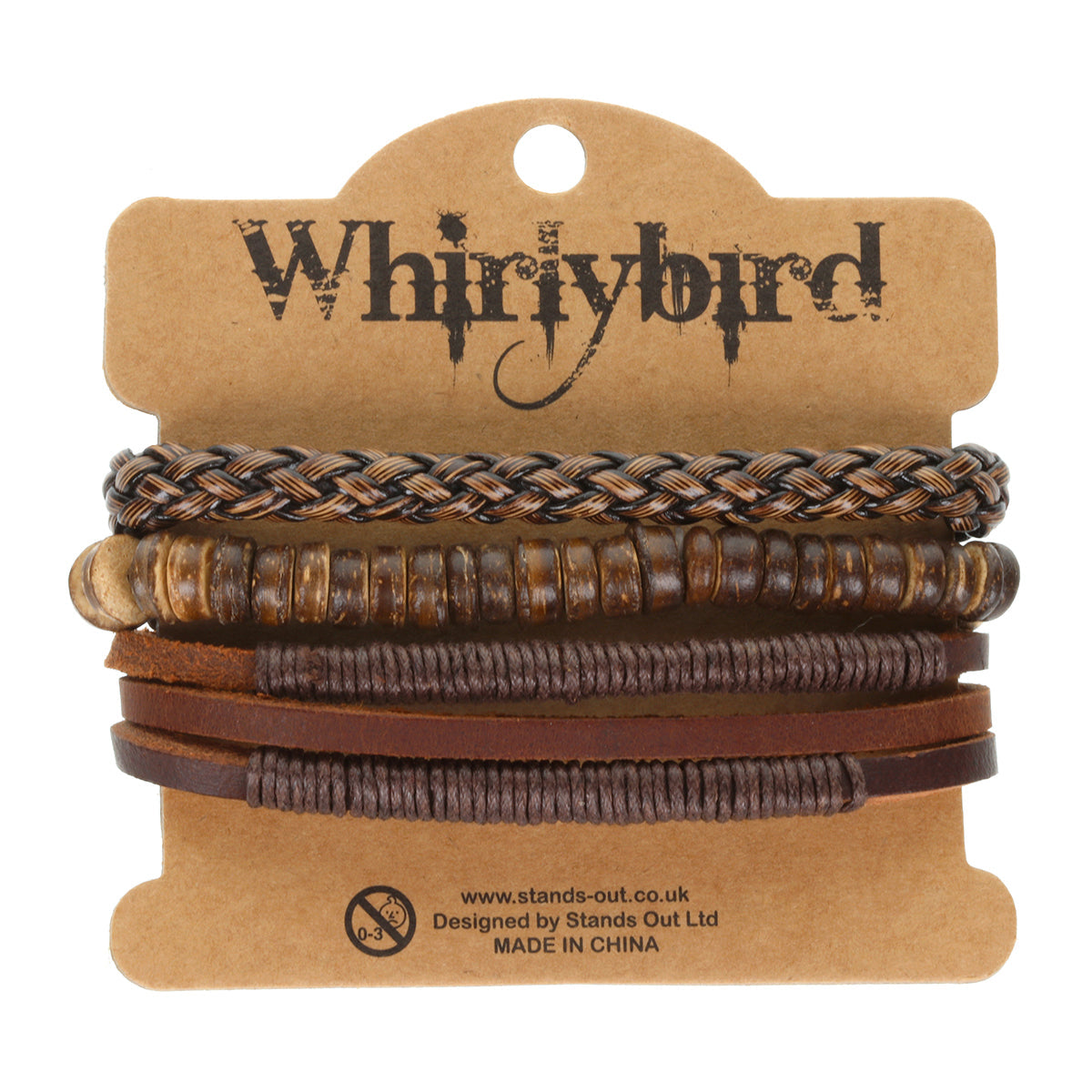 WBST138 - Mens Whirlybird Multibraid Stacker Bracelets