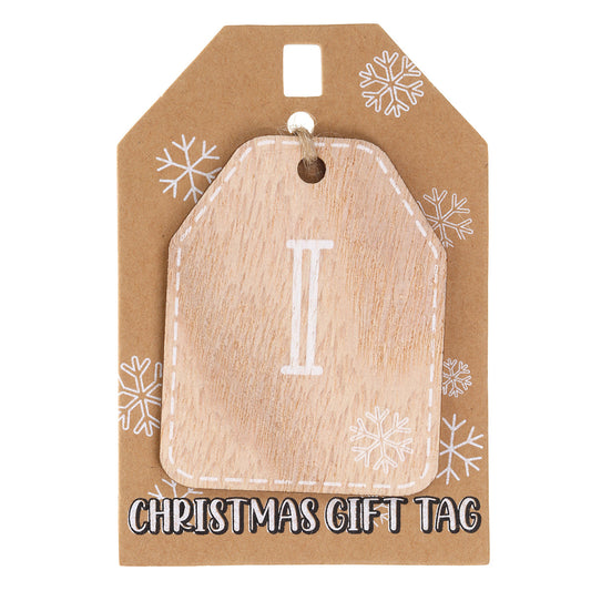 Christmas Wooden Gift Tag - I