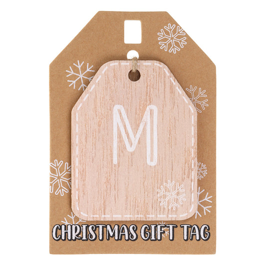 Christmas Wooden Gift Tag - M
