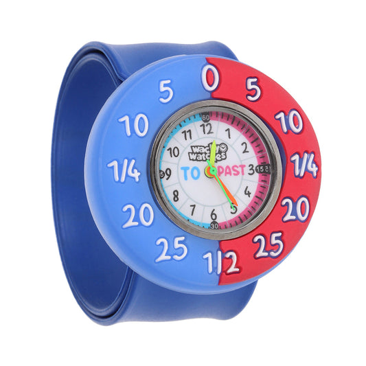Time Telling Blue Wacky Watch