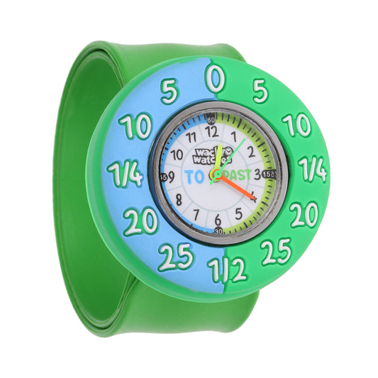TIMETELLING-GREEN - Time Telling Green Wacky Watch