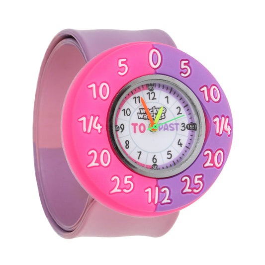 Time Telling Lilac Wacky Watch