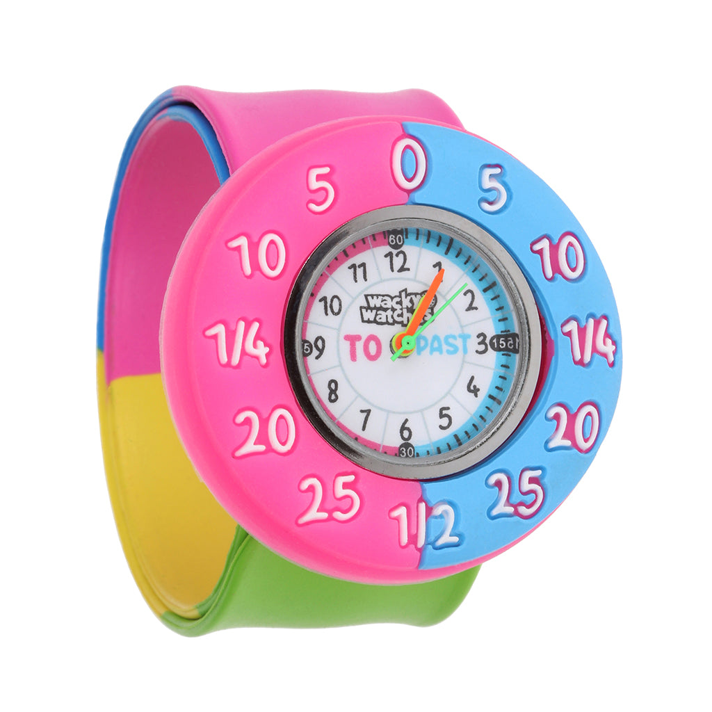 TIMETELLING-MULTI - Time Telling Multicoloured Wacky Watch