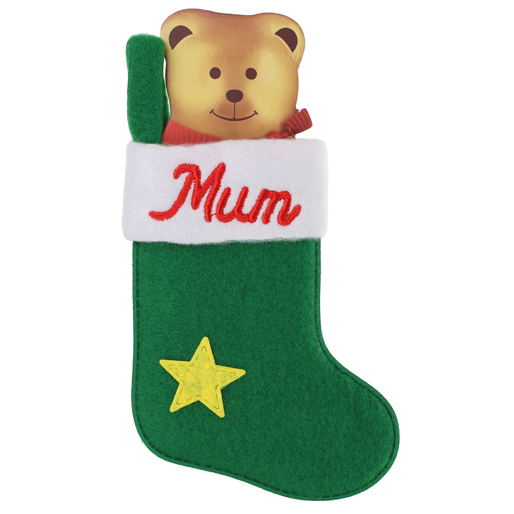 XS002 - Personalised Stocking Christmas Tree Decoration - Mum