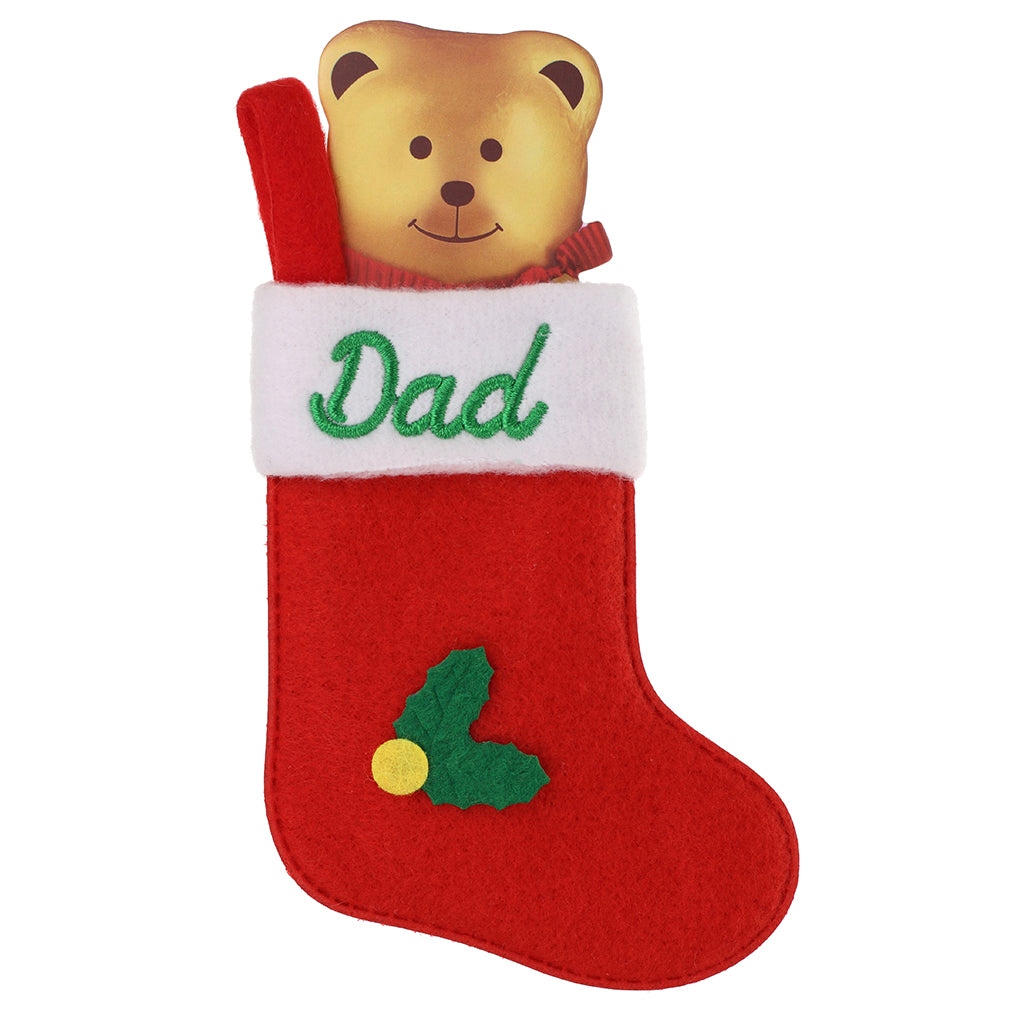 XS003 - Personalised Stocking Christmas Tree Decoration - Dad