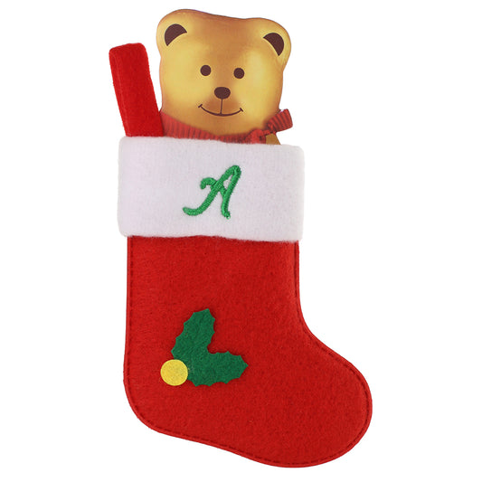 XS008 - Personalised Stocking Christmas Tree Decoration - A