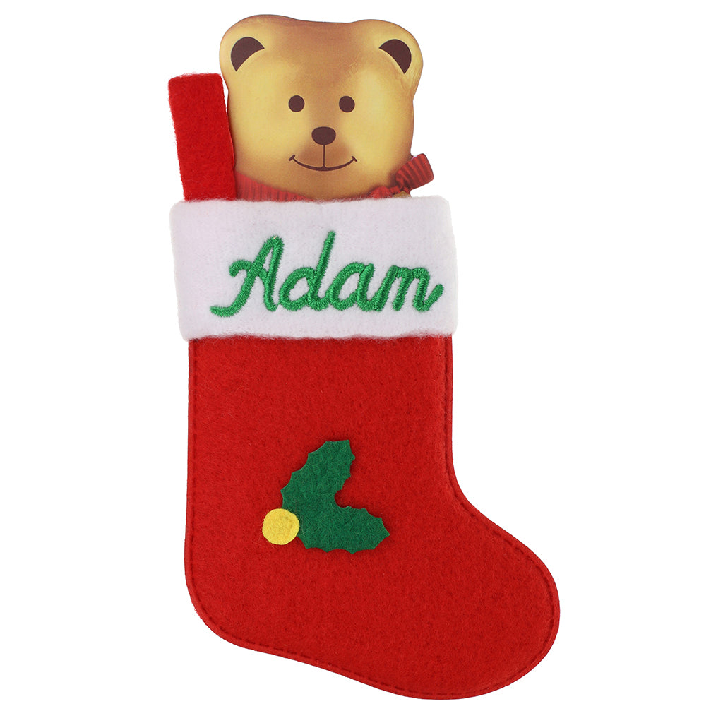 XS009 - Personalised Stocking Christmas Tree Decoration - Adam