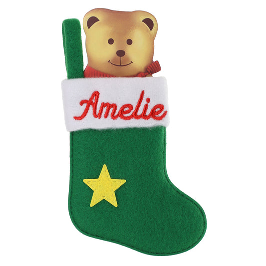 XS015 - Personalised Stocking Christmas Tree Decoration - Amelie