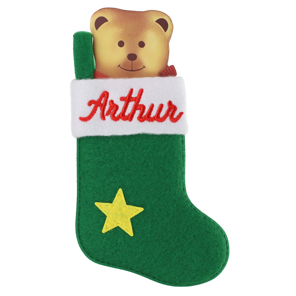 XS020 - Personalised Stocking Christmas Tree Decoration - Arthur