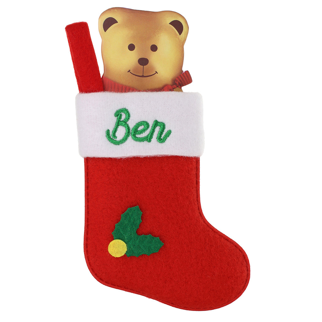 XS024 - Personalised Stocking Christmas Tree Decoration - Ben
