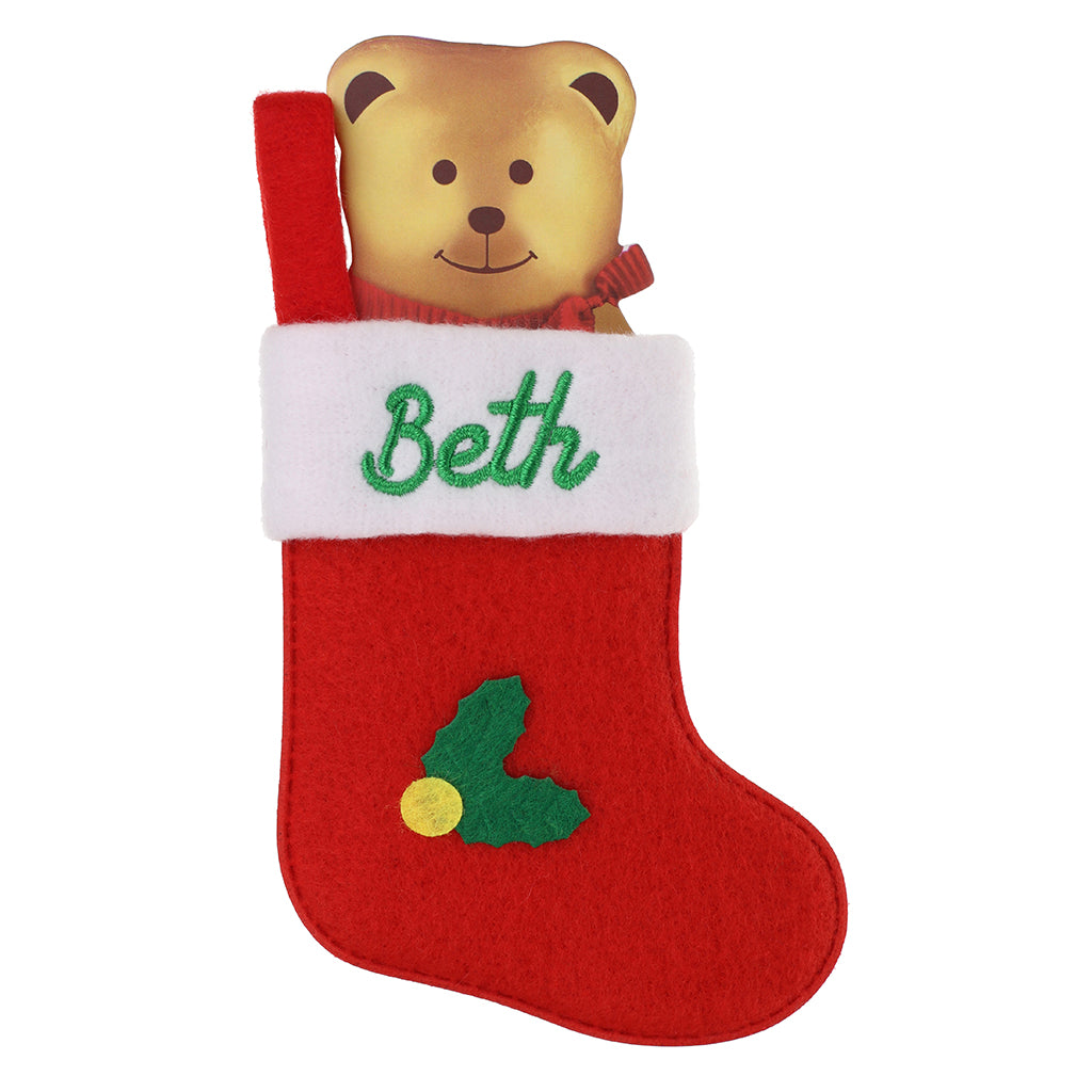 XS025 - Personalised Stocking Christmas Tree Decoration - Beth