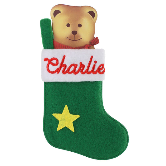 XS028 - Personalised Stocking Christmas Tree Decoration - Charlie