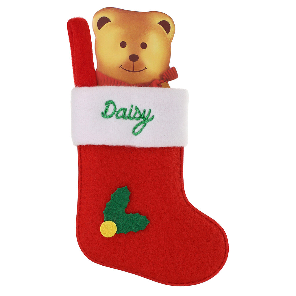 XS032 - Personalised Stocking Christmas Tree Decoration - Daisy