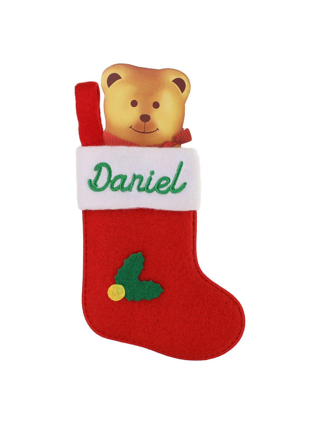 XS033 - Personalised Stocking Christmas Tree Decoration - Daniel