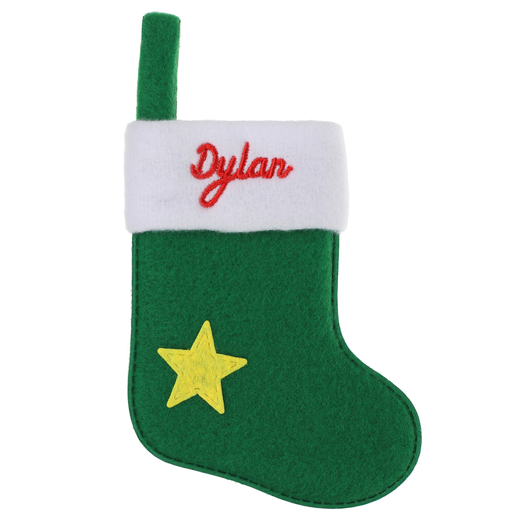 XS034 - Personalised Stocking Christmas Tree Decoration - Dylan