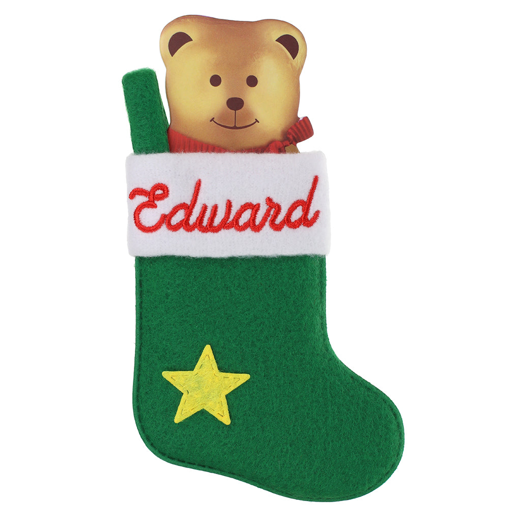 XS036 - Personalised Stocking Christmas Tree Decoration - Edward