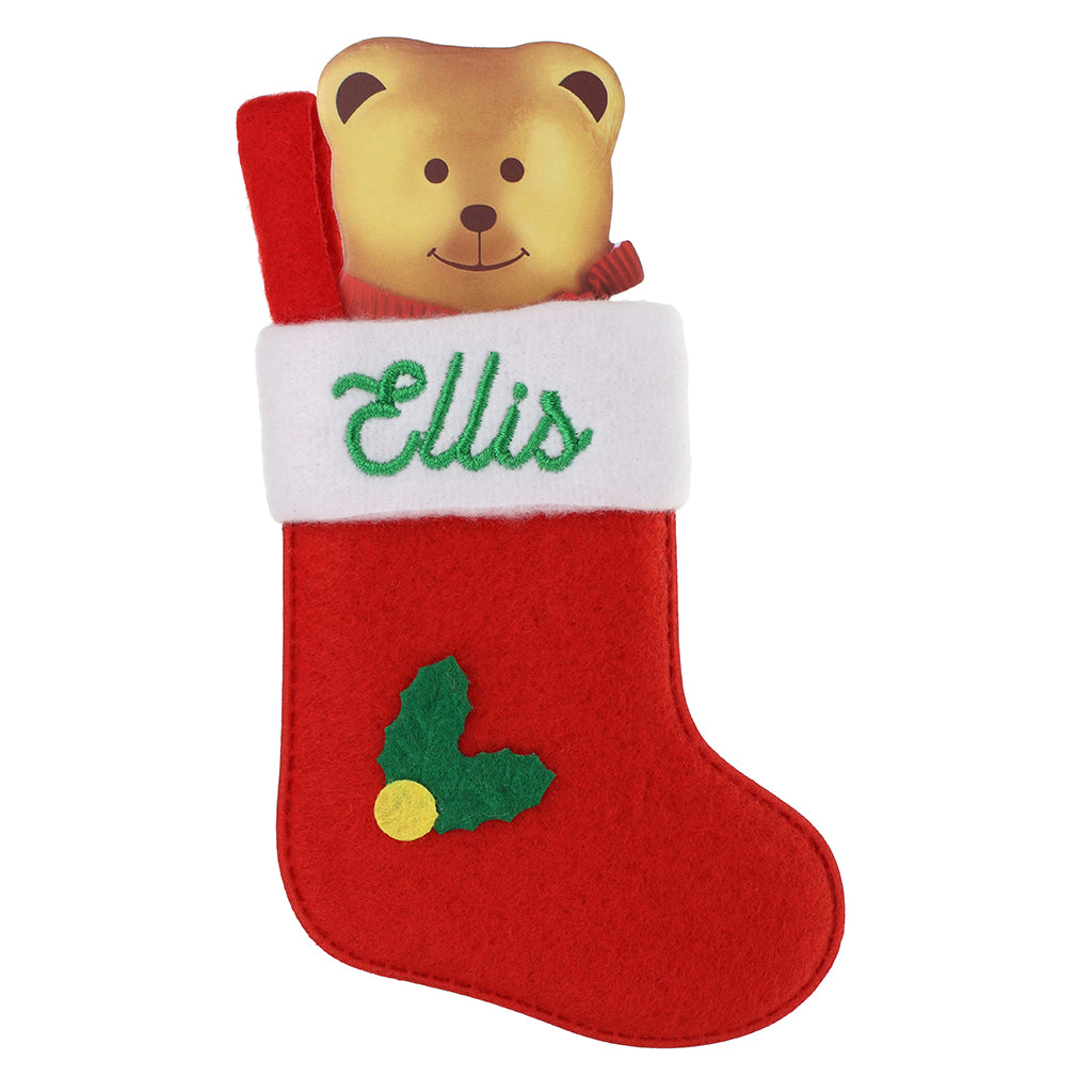 XS042 - Personalised Stocking Christmas Tree Decoration - Ellis