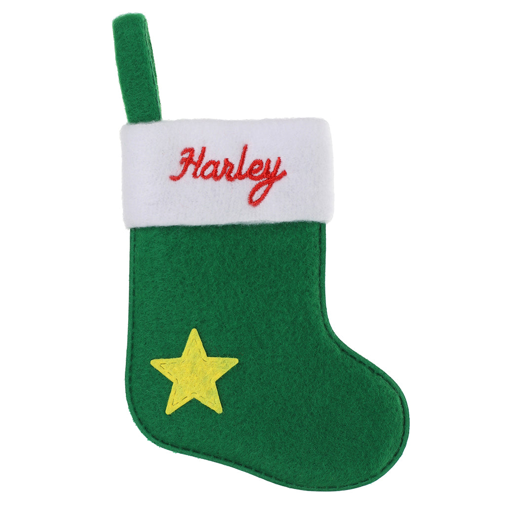 XS064 - Personalised Stocking Christmas Tree Decoration - Harley